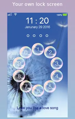 Lock screen android App screenshot 1