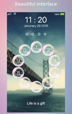 Lock screen android App screenshot 3