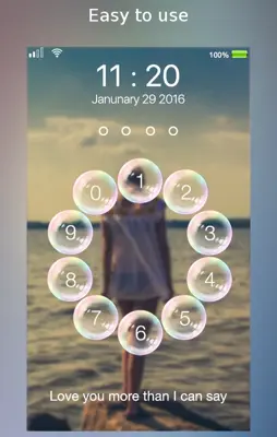 Lock screen android App screenshot 4