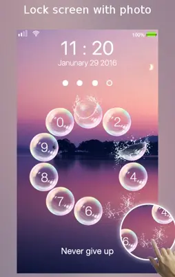 Lock screen android App screenshot 6